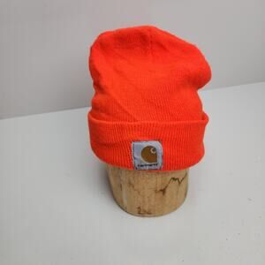 Carhartt Fluorescent Orange Winter Cuffed Hunting Beanie Unisex OS